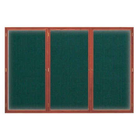 United Visual Products Open Faced Traditional Corkboard, 24x18" UV640A-BRONZE-PEARL